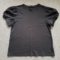 GAP ブラック 半袖Tシャツ S パフスリーブ