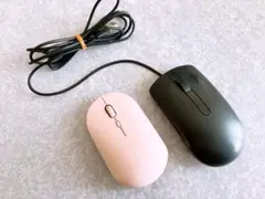 パソコンマウス USB接続　二点セット