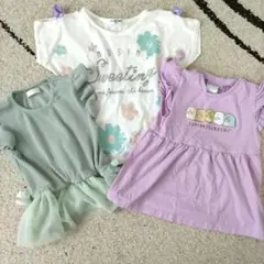 120cm Ｔシャツ3着セット