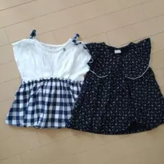 プティマイン　トップス2着セット　100センチ
