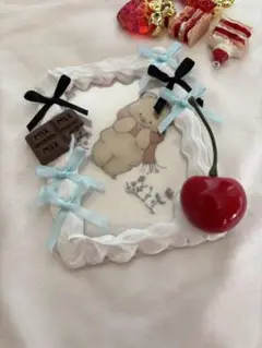 【B8】 トレカケース ホイップデコ 硬貨ケース 水色 黒