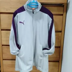 Puma グレー/パープル ジャージ上下