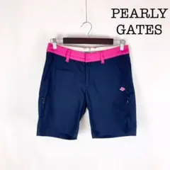PEARLY GATES ショートパンツ ズボン ネイビー 紺色 0 S相当