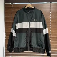 FILA ナイロンジャケット ダークグリーン