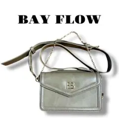 【美品】BAYFLOW ベイフロー ショルダーバッグ ベージュ　グレージュ