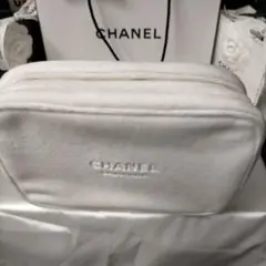 CHANEL 希少 ホワイトポーチ 正規品 新品未使用