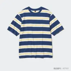 ユニクロ　オーバーサイズボーダーTシャツ　L