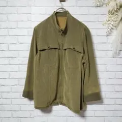 【美品】COLLECTION ミリタリージャケット ハイネック フルジップ F