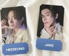 ENHYPENカフェ　予約特典 HEESEUNG & JAKE