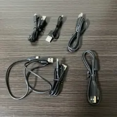 【6本】USB-A to Micro USB Type-B（2.0）ケーブル 黒