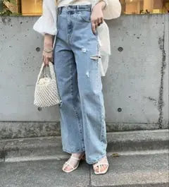 【タグ付き】ディスコート　discoat USコットンクラッシュデニム