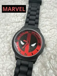 ✨新品❤️✨MARVEL マーベル　デッドプール　腕時計　ロゴ　ウォッチ　黒