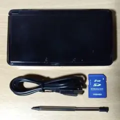 ニンテンドー 3DS 黒 コスモブラック 本体 付属品 任天堂　792