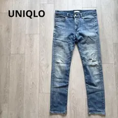 ユニクロ UNIQLO ライトブルー ストレートデニム 31インチ 79cm
