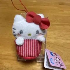⋈﻿ ハローキティ ⋈﻿ ちらっとカップマスコット 約10cm