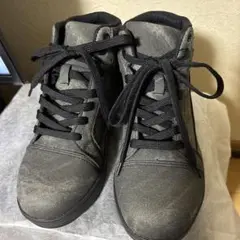 GK デニム風ハイカットスニーカー 25.0cm【即購入OK】