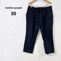 メローピープル ストレッチパンツ ズボン イージー ブラック M 日本製 黒