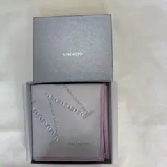 MIKIMOTO パールモチーフ シルクハンカチ