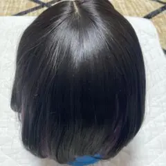 ウィッグボブ 黒紫