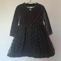プチバトー　ベロアワンピース 4ans