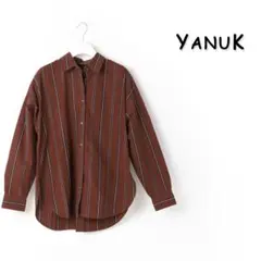 872 新品 YANUK ヤヌーク バックボタン シャツ レディース シャツ S