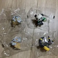 ポケモンおうちで！ りらくっしょんマスコット6 ブラッキー　カラカラ　ヤンチャム