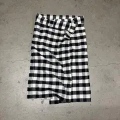 90s I.S. ISSEYMIYAKE archive check skirt