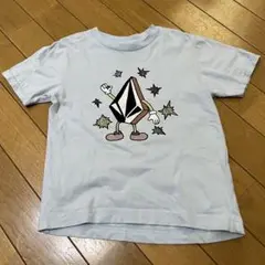 VOLCOM キッズ Tシャツ サイズ5 120サイズ相当 水色 ボルコムマン