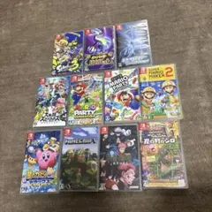 Nintendo Switch ソフトケースのみ11本セット