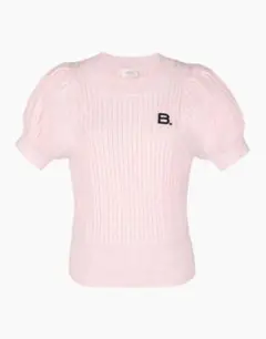 Bibiy B.PUFF KNITピンク半袖
