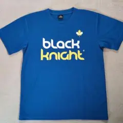 black knight ロゴ Tシャツ 青