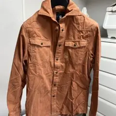 g-star コーデュロイシャツ　オレンジ　xs 後染め　美品
