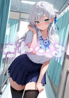 ◆ましろ◆A4サイズ ポスター AIイラスト 最高画質 アニメ セクシー 9
