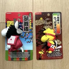 PEANUTS 2体セット　スヌーピー　ウッドストック　日本　歌舞伎　相撲