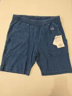 【値下げ】チャンピオン ショートパンツ ストーンウォッシュブルー L