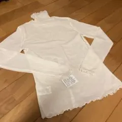 シースルーカットソー　オフホワイト