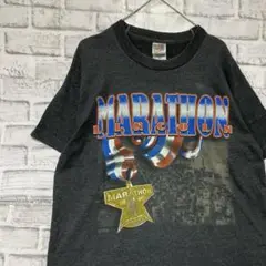 USA製90sヴィンテージTシャツ！シングルステッチ　グレー半袖古着　L728