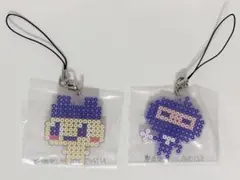 一番くじ たまごっちF賞 きらきらラバーチャーム まめっち ござるっち 2点