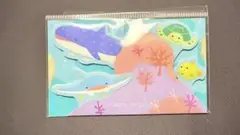 【未開封】海中散歩 付箋 ジンベエザメ ウミガメ おともだち付箋(カイヨウ)