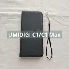 【✨特価✨】UMIDIGI C1　C1 Max　ケース　手帳型　ブラック