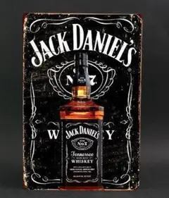 K421 ブリキ看板 アメリカ雑貨 ジャックダニエル jack daniel's