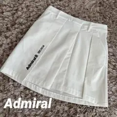 美品★Admiral アドミラルゴルフ ストレッチスカート M ホワイト