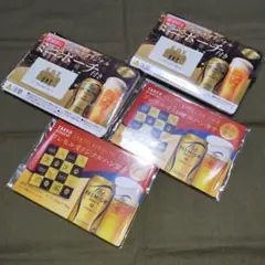 プレモル オリジナルハンカチ2枚/ポーチ2個セット