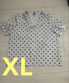 Dazyドット柄 半袖シャツ XL