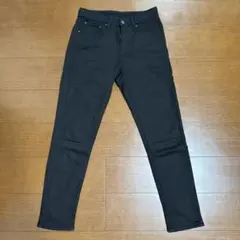 【UNIQLO】EZYジーンズ(スリムフィットテーパード) Sサイズ 黒