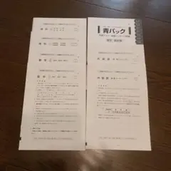 駿台 2024大学入試完全対策シリーズ青パック【英語・数学・理科】解答・解説付き