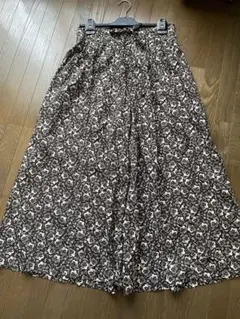 美品　ポルテデブトン ティアードスカート ブロックプリント fit=scale-down,w=1200