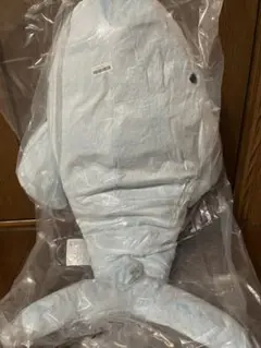 アメージングオーシャン 超BIGぬいぐるみシロナガスクジラ　ライトブルー