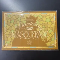 台湾 にじさんじ 招待状 カード ポップアップ　ルカカネシロMASQUERADE