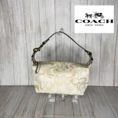 COACH コーチ シグネチャー ミニハンドバッグ ショルダーバック